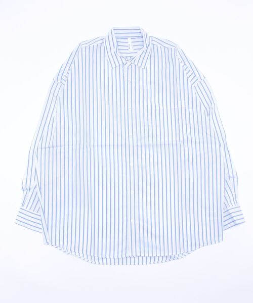 VIBGYOR（ヴィブジョー）の「VIBGYOR Select/ブロードビックレギュラーシャツ（シャツ/ブラウス・メンズ・ホワイト/ブラック/サックスブルー/グリーン/グレイッシュベージュ/ホワイト系その他/ブルー系その他/パープル系その他/イエロー系その他・MEDIUM/LARGE/X-LARGE）」の3枚目の写真