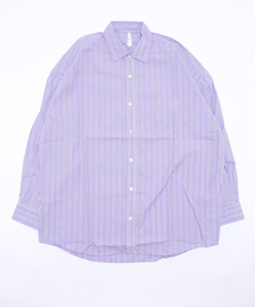 VIBGYOR（ヴィブジョー）の「VIBGYOR Select/ブロードビックレギュラーシャツ（シャツ/ブラウス・メンズ・ホワイト/ブラック/サックスブルー/グリーン/グレイッシュベージュ/ホワイト系その他/ブルー系その他/パープル系その他/イエロー系その他・MEDIUM/LARGE/X-LARGE）」の8枚目の写真