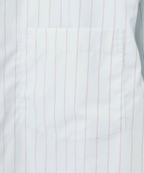 J.PRESS YORK STREET(ジェイプレスヨークストリート)の「【UNISEX】ストライプバンドカラー シャツ(シャツ/ブラウス・メンズ・サックスブルー系1/パープル系1/ピンク系1・SMALL/LARGE/X-LARGE/MEDIUM)」の10枚目の写真
