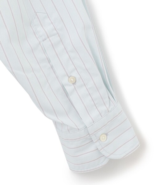 J.PRESS YORK STREET(ジェイプレスヨークストリート)の「【UNISEX】ストライプバンドカラー シャツ(シャツ/ブラウス・メンズ・サックスブルー系1/パープル系1/ピンク系1・SMALL/LARGE/X-LARGE/MEDIUM)」の13枚目の写真