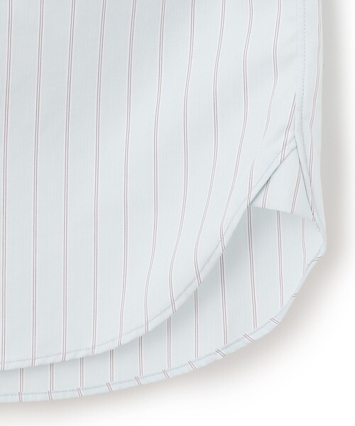 J.PRESS YORK STREET(ジェイプレスヨークストリート)の「【UNISEX】ストライプバンドカラー シャツ(シャツ/ブラウス・メンズ・サックスブルー系1/パープル系1/ピンク系1・SMALL/LARGE/X-LARGE/MEDIUM)」の14枚目の写真