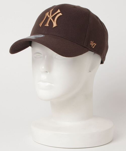 '47(フォーティーセブン)の「【47Brand】Yankees Snapback '47 MVP(キャップ・メンズ・ホワイト系/ブラウン系・O/S)」の1枚目の写真