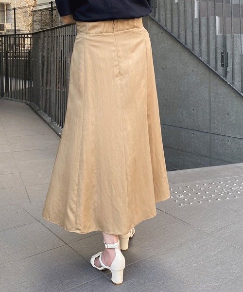 RIVE DROITE（リヴドロワ）の「ツイルタックスカート（スカート・レディース・ベージュ/グリーン/オレンジ・36/38）」の6枚目の写真