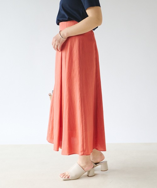 RIVE DROITE（リヴドロワ）の「ツイルタックスカート（スカート・レディース・ベージュ/グリーン/オレンジ・36/38）」の11枚目の写真