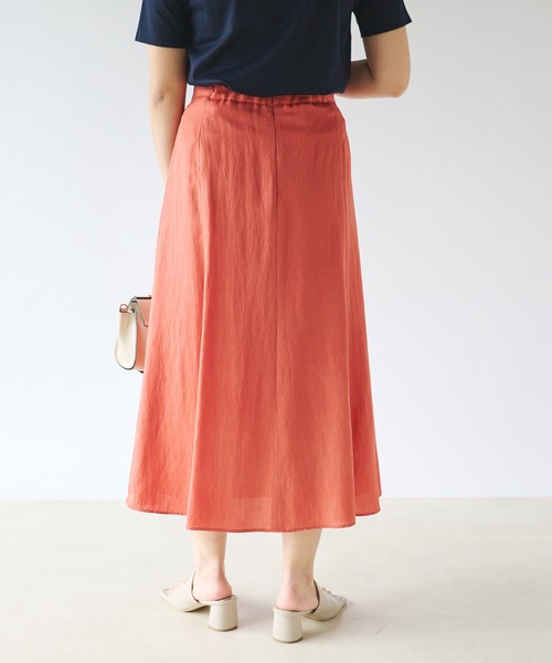 RIVE DROITE（リヴドロワ）の「ツイルタックスカート（スカート・レディース・ベージュ/グリーン/オレンジ・36/38）」の12枚目の写真