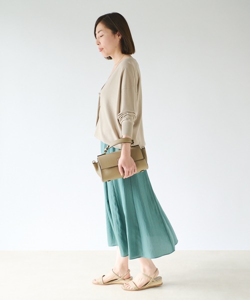 RIVE DROITE（リヴドロワ）の「ツイルタックスカート（スカート・レディース・ベージュ/グリーン/オレンジ・36/38）」の17枚目の写真