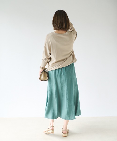 RIVE DROITE（リヴドロワ）の「ツイルタックスカート（スカート・レディース・ベージュ/グリーン/オレンジ・36/38）」の18枚目の写真