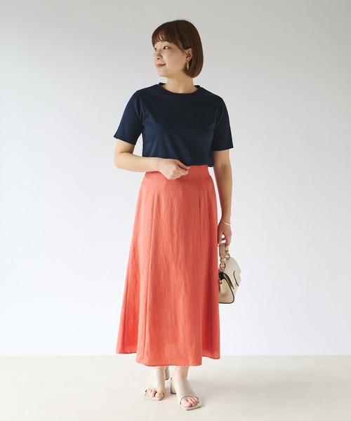 RIVE DROITE（リヴドロワ）の「ツイルタックスカート（スカート・レディース・ベージュ/グリーン/オレンジ・36/38）」の19枚目の写真