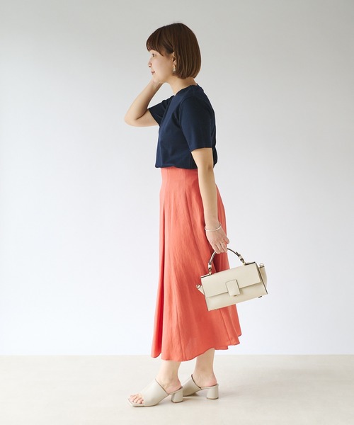 RIVE DROITE（リヴドロワ）の「ツイルタックスカート（スカート・レディース・ベージュ/グリーン/オレンジ・36/38）」の20枚目の写真