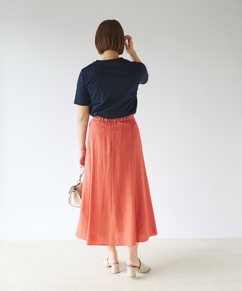 RIVE DROITE（リヴドロワ）の「ツイルタックスカート（スカート・レディース・ベージュ/グリーン/オレンジ・36/38）」の21枚目の写真