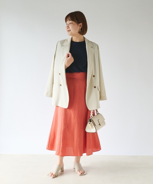 RIVE DROITE（リヴドロワ）の「ツイルタックスカート（スカート・レディース・ベージュ/グリーン/オレンジ・36/38）」の22枚目の写真