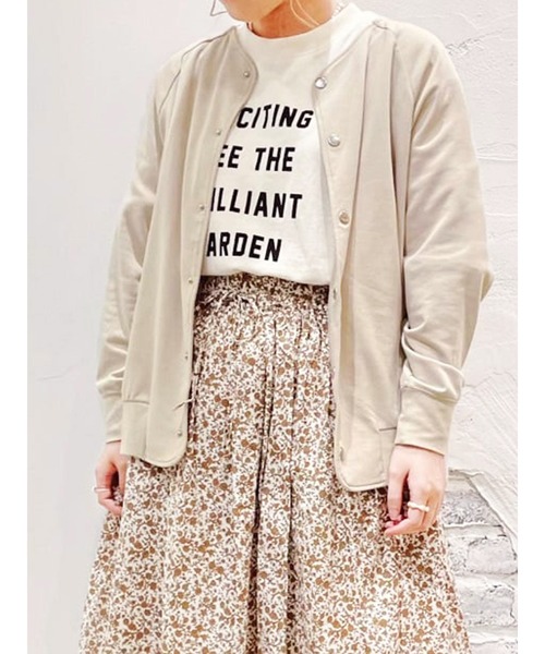 sm2rhythm(サマンサモスモスリズム)の「ラグランスリーブカーディガン(カーディガン/ボレロ・レディース・ブラック/グリーン/ベージュ・フリ-)」の3枚目の写真