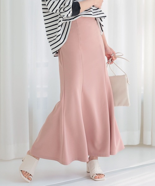 KOBE LETTUCE(コウベレタス)の「170%伸びるストレッチマーメイドスカート(スカート・レディース・グリーン/グレー系/ブラック/ベージュ/ピンク/ブラウン/ネイビー/ダークグリーン/モスグリーン/ホワイト系/ピンク系/チャコール/ブルー/モカ・M/S)」の13枚目の写真