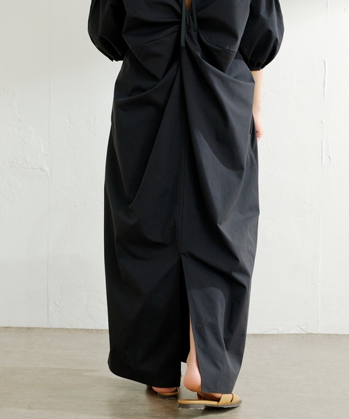 COLLAGE GALLARDAGALANTE ロングワンピース フリーサイズ COLLAGE GALLARDAGALANTE ワンピース カシュクールニット