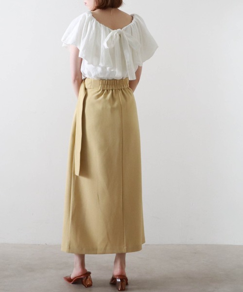 Cheek（チーク）の「バルーンオフショルブラウス（シャツ/ブラウス・レディース・ブラック/オフホワイト/ピンク・MEDIUM）」の15枚目の写真