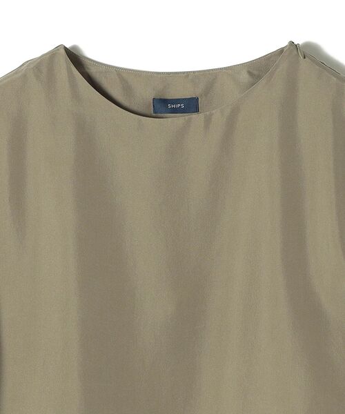 SHIPS(シップス)の「〈手洗い可能〉シルクTEEブラウス(セットアップ対応)(シャツ/ブラウス・レディース・オフホワイト/オリーブ/ブラック・38/36)」の22枚目の写真