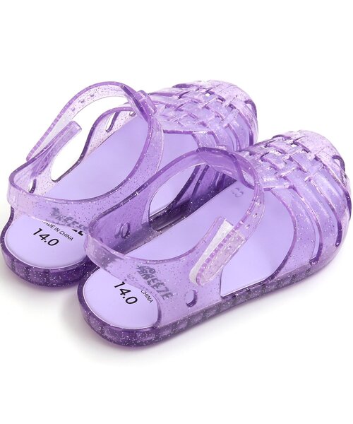 BREEZE（ブリーズ）の「ジェリーサンダル（サンダル・キッズ・ピンク/シルバー/ラベンダー・15 /18/17/19/14/16）」の7枚目の写真