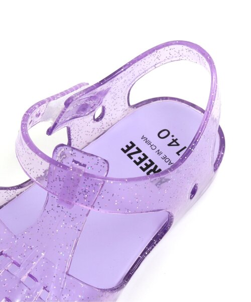 BREEZE（ブリーズ）の「ジェリーサンダル（サンダル・キッズ・ピンク/シルバー/ラベンダー・15 /18/17/19/14/16）」の10枚目の写真