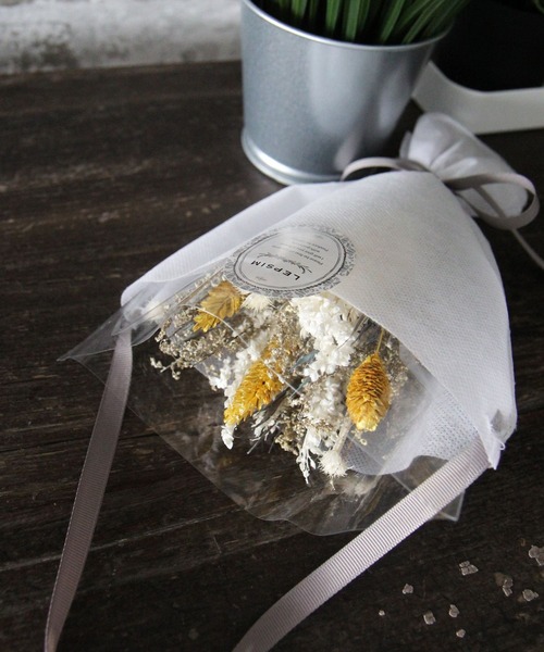 LEPSIM（レプシィム）の「LEPSIMオリジナル　ドライフラワーブーケ　263819（インテリア雑貨・レディース・ピンク/イエロー/グリーン/ライトピンク・ONE SIZE）」の3枚目の写真