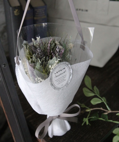 LEPSIM（レプシィム）の「LEPSIMオリジナル　ドライフラワーブーケ　263819（インテリア雑貨・レディース・ピンク/イエロー/グリーン/ライトピンク・ONE SIZE）」の2枚目の写真