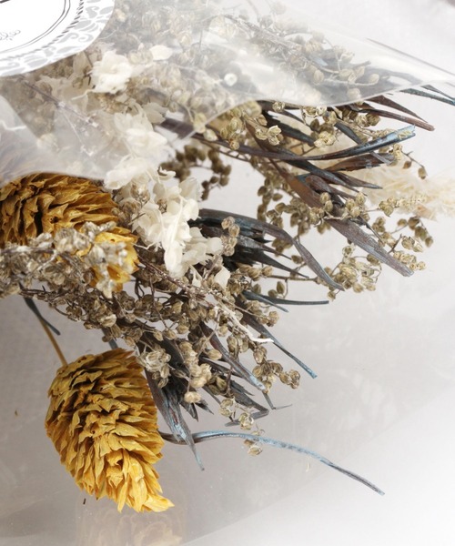 LEPSIM（レプシィム）の「LEPSIMオリジナル　ドライフラワーブーケ　263819（インテリア雑貨・レディース・ピンク/イエロー/グリーン/ライトピンク・ONE SIZE）」の11枚目の写真