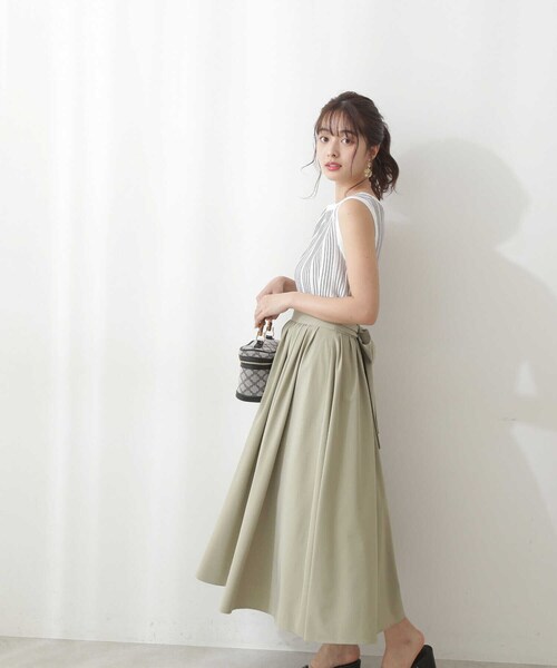 PROPORTION BODY DRESSING（プロポーションボディドレッシング）の「タックスリーブニットプルオーバー / 1212170506（ニット/セーター・レディース・レッド/ベージュ/ホワイト系その他・FREE）」の7枚目の写真