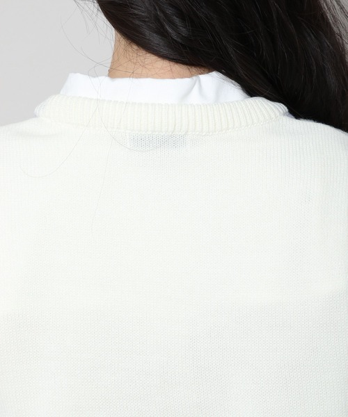 ALAND（エーランド）の「3.3Field Trip／ダイヤモンドニットベスト 2285580（ベスト・レディース・ライトグリーン/ラベンダー・FREE）」の14枚目の写真