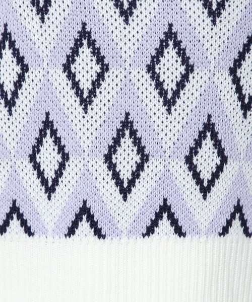 ALAND（エーランド）の「3.3Field Trip／ダイヤモンドニットベスト 2285580（ベスト・レディース・ライトグリーン/ラベンダー・FREE）」の16枚目の写真