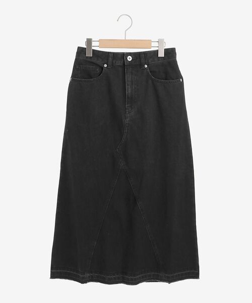 le.coeur blanc（ルクールブラン）の「デニムトラペーズスカート（デニムスカート・レディース・ブラック/ブルー・38/36）」の14枚目の写真