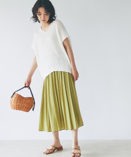 VIOLAd'ORO(ヴィオラドーロ)の「VIOLAd'ORO/ヴィオラドーロ ポイントハンドルラタンバッグ(かごバッグ・レディース・キャメル・FREE)」の7枚目の写真