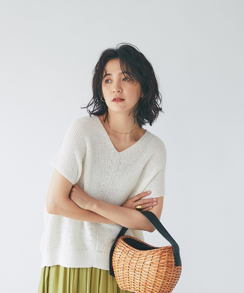 VIOLAd'ORO(ヴィオラドーロ)の「VIOLAd'ORO/ヴィオラドーロ ポイントハンドルラタンバッグ(かごバッグ・レディース・キャメル・FREE)」の8枚目の写真