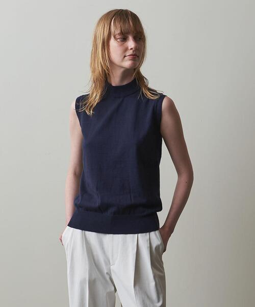【美品】＜Steven Alan＞コットンシルク ノースリーブ ニット Steven Alan＞コットンシルク ノースリーブ ニット
