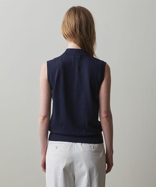 Steven Alan スティーブンアラン コットンシルクニットベスト 8218-105-0226 ネイビー steven alan - Steven Alan スティーブンアラン コットンシルクニット
