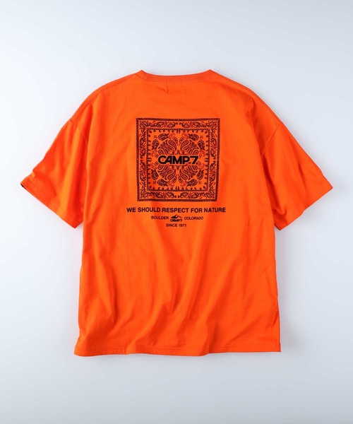 CAMP7（キャンプセブン）の「【CAMP7】ペイズリーボックスTシャツ（T