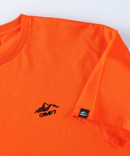 CAMP7（キャンプセブン）の「【CAMP7】ペイズリーボックスＴシャツ（Tシャツ/カットソー・メンズ・ブラック/グリーン/ホワイト/オレンジ・S/M/XL/L）」の16枚目の写真