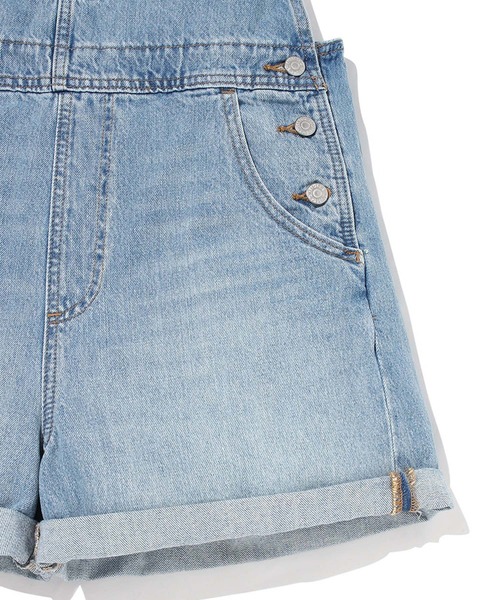 Levi's(リーバイス)の「ヴィンテージショートオーバーオール SUNSET SKATE(サロペット/オーバーオール・レディース・インディゴブルー・S/M/XS)」の14枚目の写真
