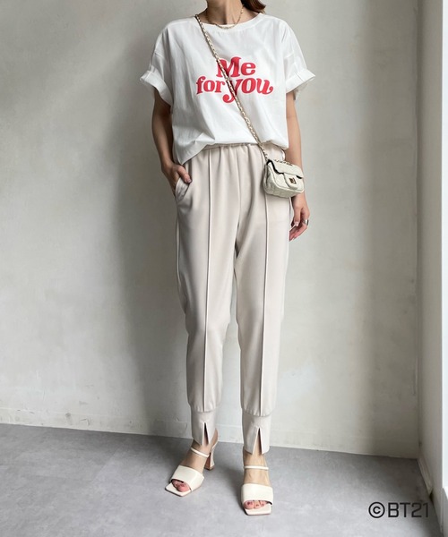 BT21(ビーティーイシビル)の「【BT21】KOYA Tシャツ(Tシャツ/カットソー・レディース・オフホワイト・FREE)」の7枚目の写真
