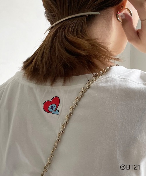 BT21(ビーティーイシビル)の「【BT21】KOYA Tシャツ(Tシャツ/カットソー・レディース・オフホワイト・FREE)」の11枚目の写真