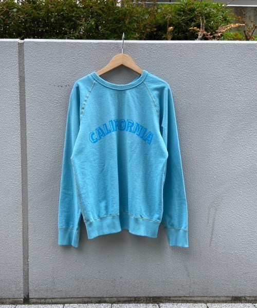 MIXTA(ミクスタ)の「MIXTA/ミクスタ "CALIFORNIA" CREW NECK SWEAT RAGRAN(スウェット・レディース・ライトブルー/ダークブラウン・X-SMALL)」の3枚目の写真