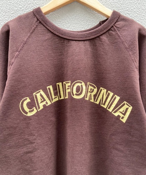 MIXTA(ミクスタ)の「MIXTA/ミクスタ "CALIFORNIA" CREW NECK SWEAT RAGRAN(スウェット・レディース・ライトブルー/ダークブラウン・X-SMALL)」の8枚目の写真