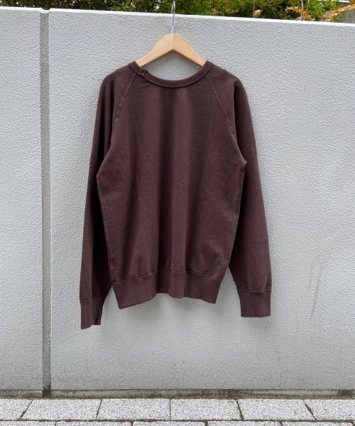 MIXTA(ミクスタ)の「MIXTA/ミクスタ "CALIFORNIA" CREW NECK SWEAT RAGRAN(スウェット・レディース・ライトブルー/ダークブラウン・X-SMALL)」の9枚目の写真