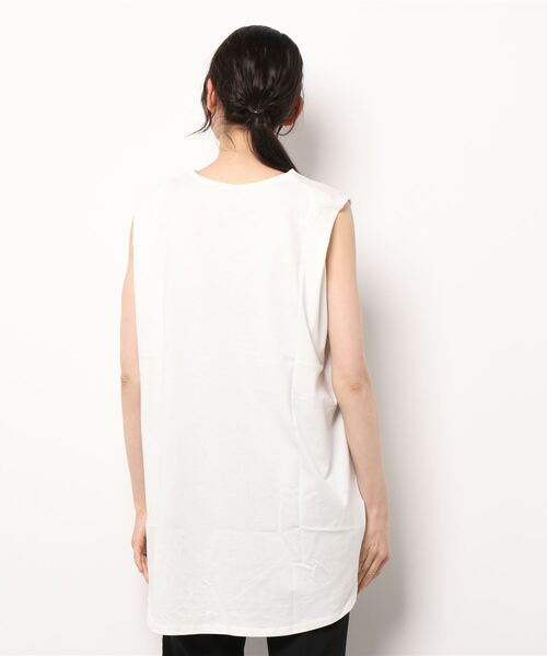 cepo(セポ)の「スリットロングノースリーブTee(Tシャツ/カットソー・レディース・グリーン/オフホワイト/ブラック・M)」の21枚目の写真