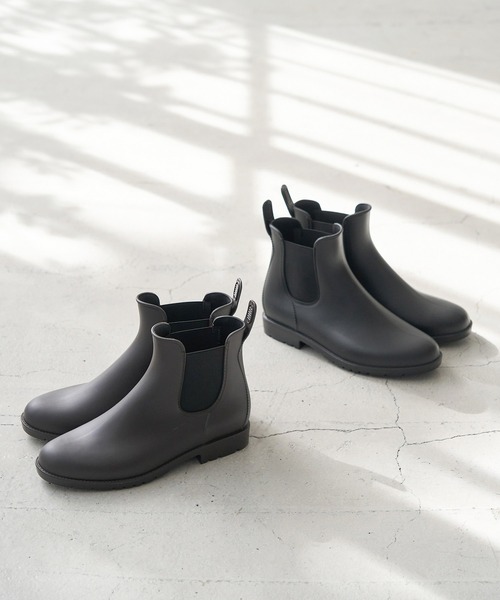 Wpc.(ダブリュピーシー)の「【Wpc.】サイドゴアレインブーツ(レインシューズ・レディース・ブラック/ダークブラウン・L/M/S)」の10枚目の写真