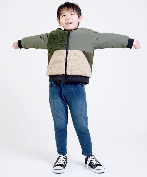 DILASH(ディラッシュ)の「タフタボアリバーシブルジャケット(その他アウター・キッズ・グレー/カーキ・130/90/140/110/100/120/80)」の8枚目の写真