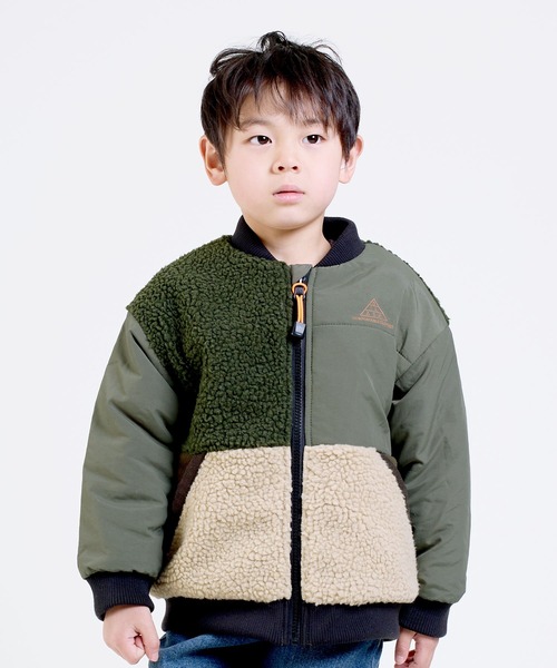 DILASH(ディラッシュ)の「タフタボアリバーシブルジャケット(その他アウター・キッズ・グレー/カーキ・130/90/140/110/100/120/80)」の3枚目の写真