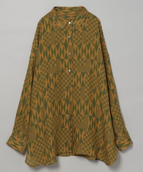 JEANASIS（ジーナシス）の「TリネンレギュラーシャツLS/347307（シャツ/ブラウス・レディース・ホワイト/ブラック/オレンジ/グリーン系その他・FREE）」の4枚目の写真