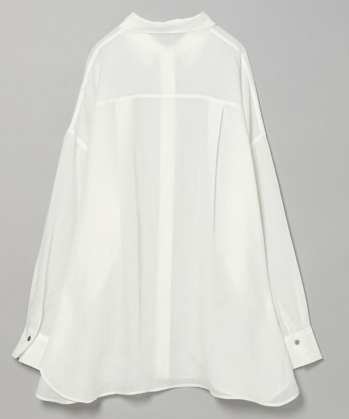 JEANASIS（ジーナシス）の「TリネンレギュラーシャツLS/347307（シャツ/ブラウス・レディース・ホワイト/ブラック/オレンジ/グリーン系その他・FREE）」の12枚目の写真