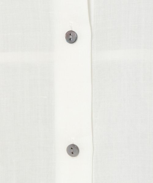 JEANASIS（ジーナシス）の「TリネンレギュラーシャツLS/347307（シャツ/ブラウス・レディース・ホワイト/ブラック/オレンジ/グリーン系その他・FREE）」の18枚目の写真