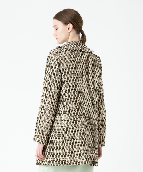 allureville（アルアバイル）の「ゴールドラメツイードステンカラー