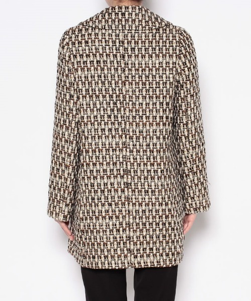 allureville（アルアバイル）の「ゴールドラメツイードステンカラー